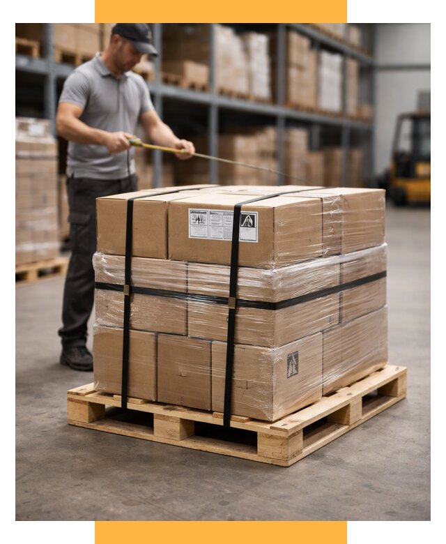 Упаковка и паллетирование грузов от 3537 р. | СетСервис-Шрп