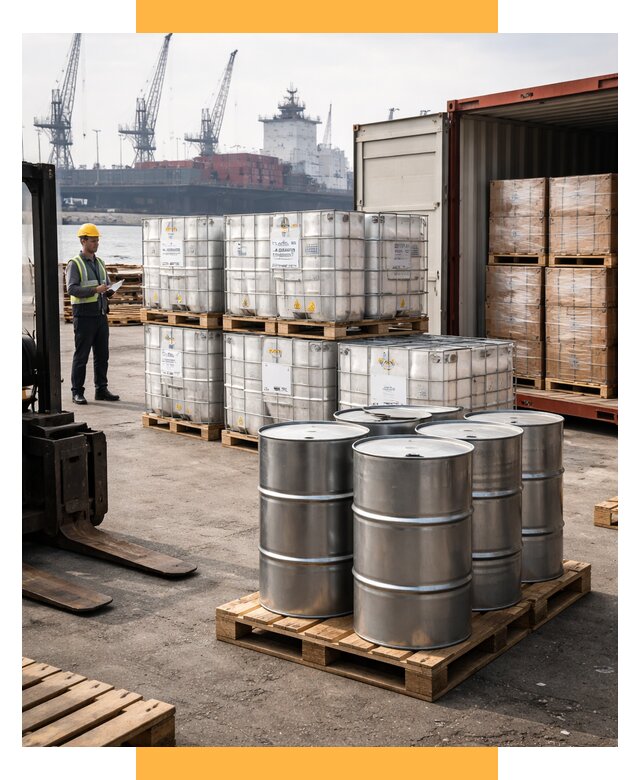 Доставка химического сырья из Индии от 252625 р. | СетСервис-Шрп