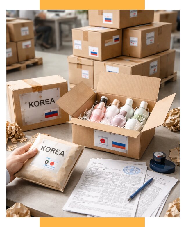 Доставка косметики из Кореи от 8589 р. под ключ | СетСервис-Шрп