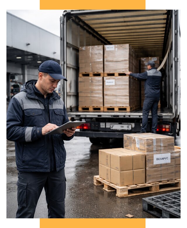Доставка грузов из Беларуси от 15158 р. логистика СетСервис-Шрп