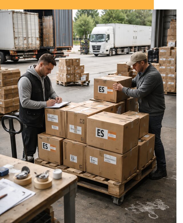 Доставка грузов в Испанию автотранспортом от 35368 руб