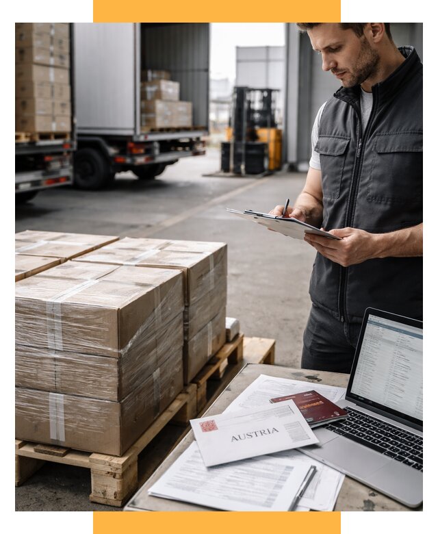 Доставка в Австрию от 65683 р. Логистика и экспорт СетСервис-Шрп