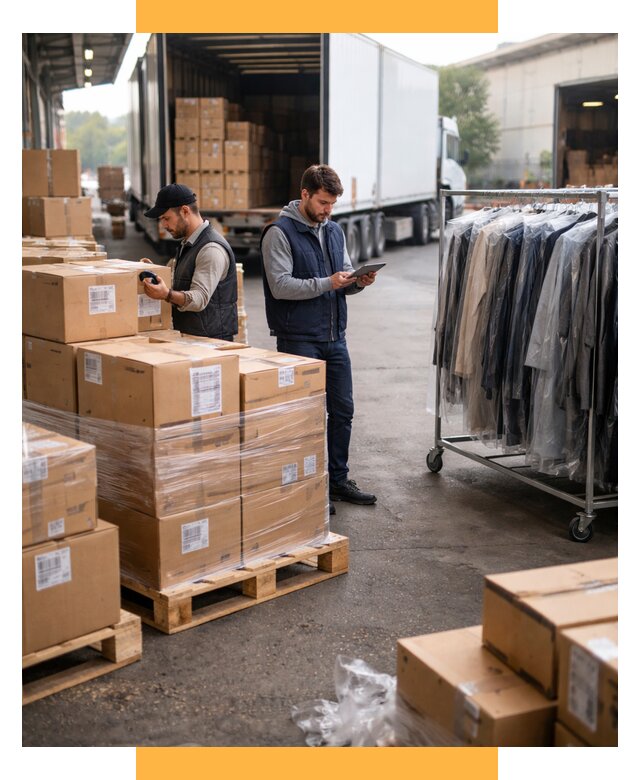 Перевозка и доставка одежды из Китая от 7579 р., СетСервис-Шрп