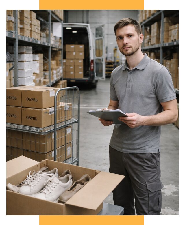 Доставка обуви из Китая и Турции от 4547 р. СетСервис-Шрп