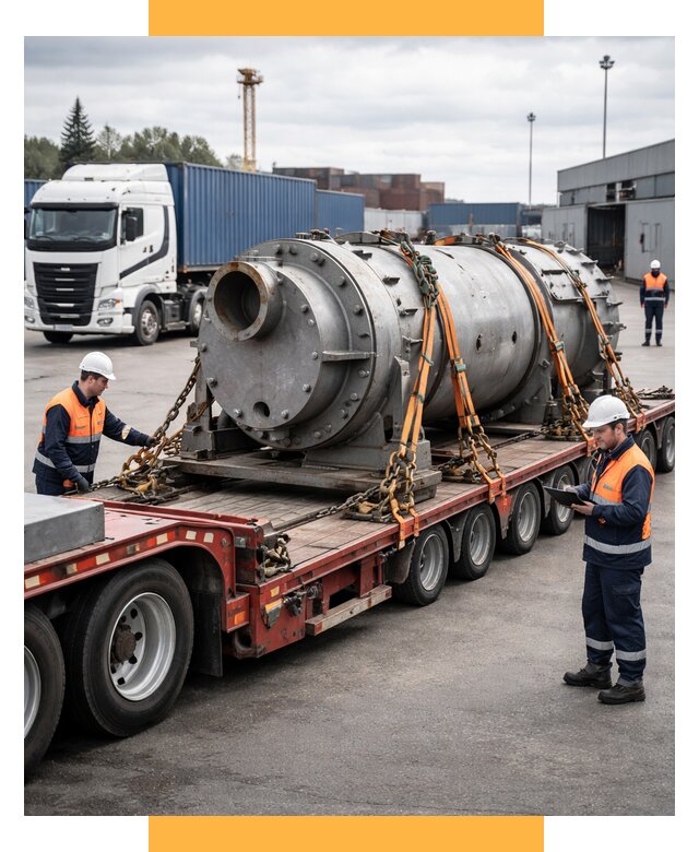 Перевозка тяжеловесных грузов под ключ от 151575 р. | СетСервис-Шрп