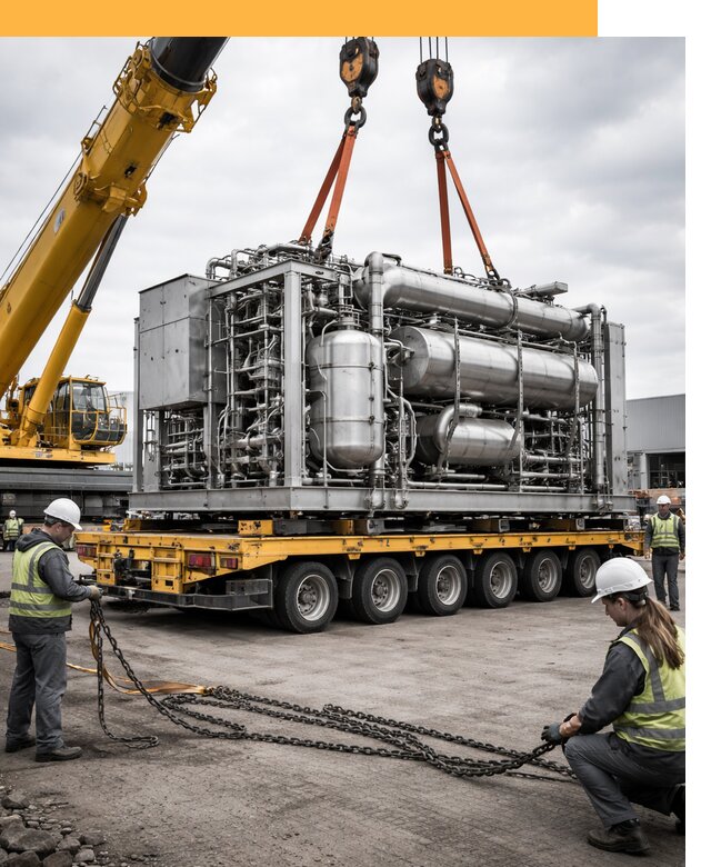 Перевозка тяжеловесных грузов по миру от 151575 руб