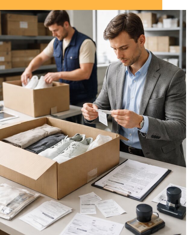 Таможенное оформление одежды и обуви по выгодной цене от 6568 руб