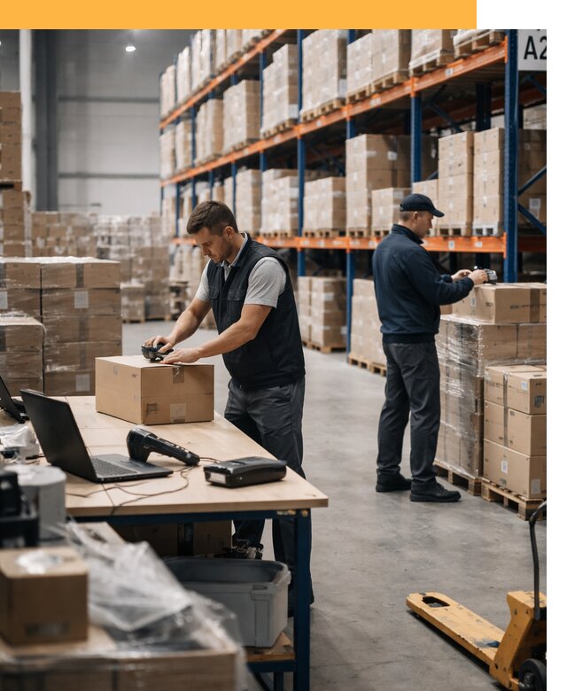 Склад консолидации в Европе: хранение, сортировка от 6568